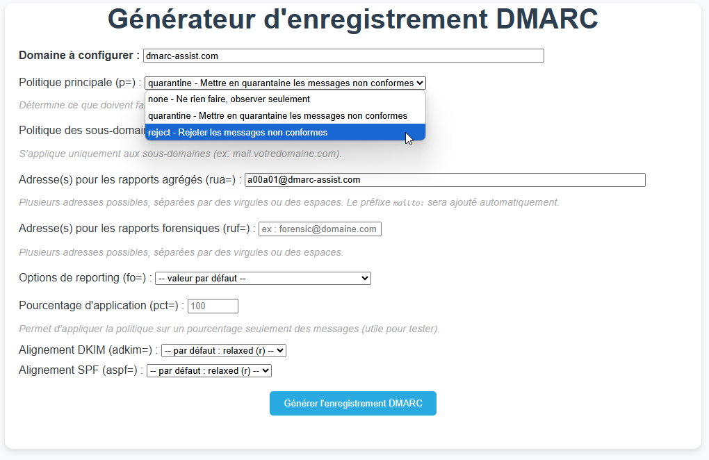 Assistant DMARC
